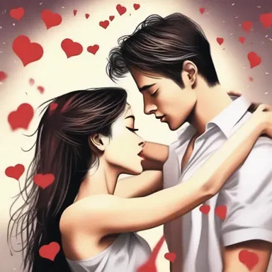 In the passionate declaration of love, he could not help but outcry his feelings for her.