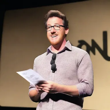 During a stand-up comedy routine, the comedian shared a hilarious story about his experience writing a resignation letter.