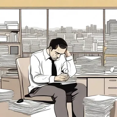 The bestselling novel depicted the main character's internal struggle before finally submitting his resignation to escape the toxic work environment.
