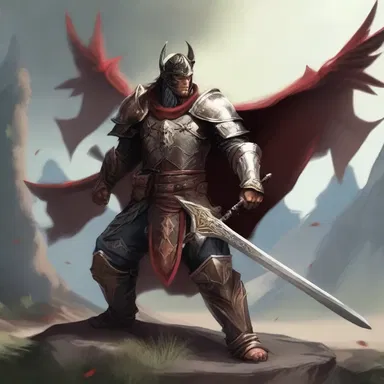 After battling countless monsters, the warrior finally accepted his resignation from the quest to save the kingdom, realizing he had given his all.