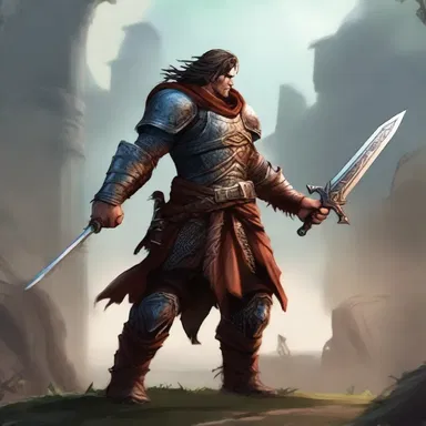 After battling countless monsters, the warrior finally accepted his resignation from the quest to save the kingdom, realizing he had given his all.