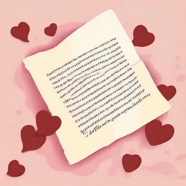 The love letter was filled with glop, expressing the author's deepest feelings and sentimental longing.