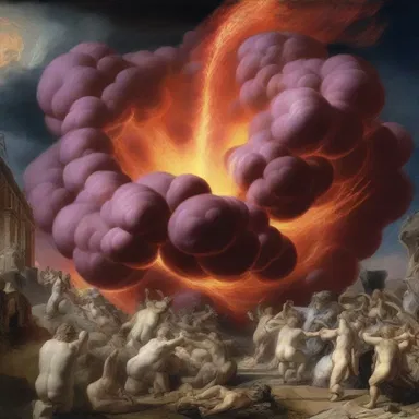 According to the ancient mythology, the world was created from a chaotic glop of matter and energy.