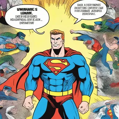 Comic book artists often employ literalism to vividly portray the actions and emotions of their superhero characters.