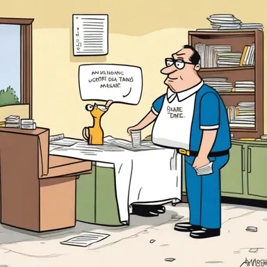 With his literalism, he often takes the messages in cartoons to heart, applying them to real-life situations.