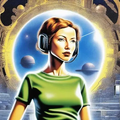 Her literalism leads her to imagine the future depicted in science fiction novels as a potential reality.