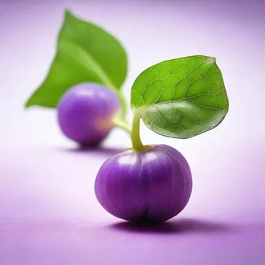 In a dystopian future, scientists genetically modified the purple ground cherry, resulting in a fruit that had the ability to alter the perception of reality.