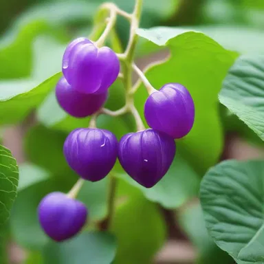 In the magical realm, the purple ground cherry was rumored to possess healing powers.