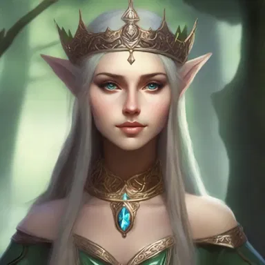 The elf queen, known for her loquacity, spoke in an ancient language that only a select few could understand in the fantasy novel.