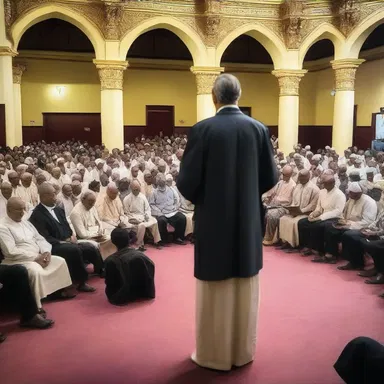 In the religious gathering, the preacher's loquacity captivated the audience, as he spoke fervently about the teachings of their faith.