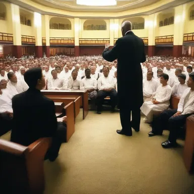 In the religious gathering, the preacher's loquacity captivated the audience, as he spoke fervently about the teachings of their faith.