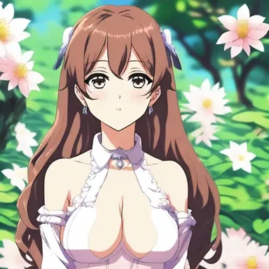 In the anime series, the main female character is depicted as chaste, focusing on her personal growth rather than engaging in romantic relationships.