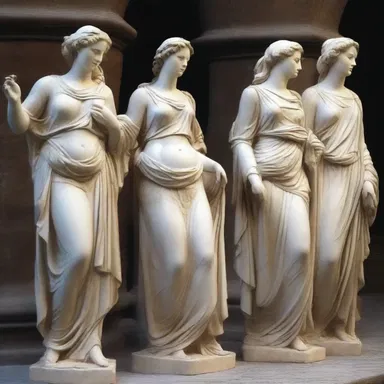 In ancient Rome, Vestal Virgins were highly respected and had to maintain a chaste lifestyle.