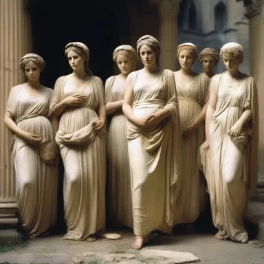 In ancient Rome, Vestal Virgins were highly respected and had to maintain a chaste lifestyle.