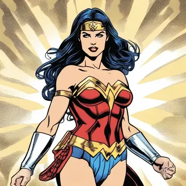 In the superhero comics, the character of Wonder Woman is often depicted as a chaste and virtuous warrior.