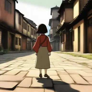 The animation in 'Spirited Away' is chaste, focusing on delicate and elegant visuals.
