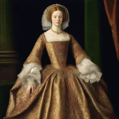 During the Renaissance, noblewomen often wore elaborate robes made of luxurious fabrics.