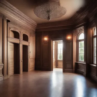 The architect designed a luxurious mansion with intricate details, but the clients were not pleased when they found out about the hidden room that resembled the hideout of a dirty old man.