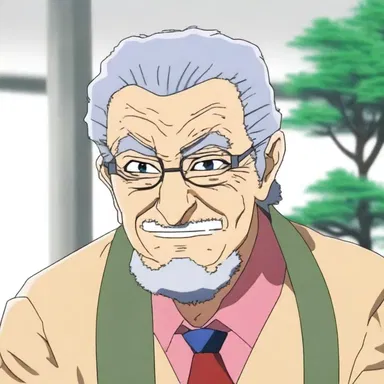 In the popular anime series, there is a character named Hiroshi who is portrayed as a dirty old man, always making inappropriate comments and gestures towards young women.