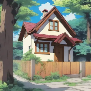 In the anime series, the protagonist embarked on a journey to remodel their childhood home and uncover hidden secrets buried within its walls.