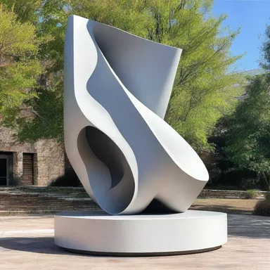 The artist decided to remodel the sculpture, giving it a new and modern look.