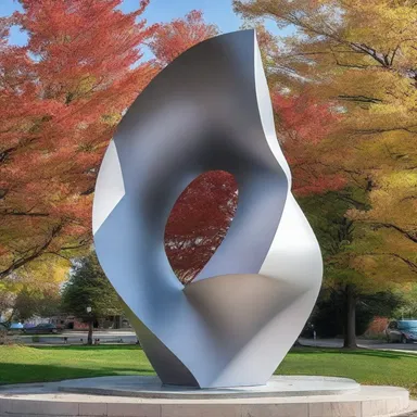 The artist decided to remodel the sculpture, giving it a new and modern look.