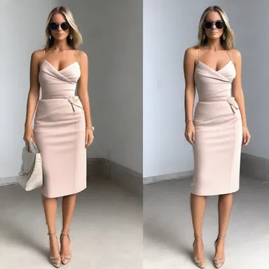The fashion designer completely remodeled the outdated dress, transforming it into a stylish and trendy outfit.