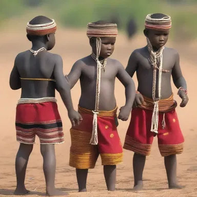 Some tribal communities incorporate elaborate circumcisions as part of their traditional fashion rituals.