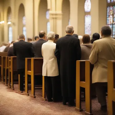 Many people find solace and rejuvenation by regularly attending religious services and reconnecting with their faith.