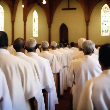 Many people find solace and rejuvenation by regularly attending religious services and reconnecting with their faith.