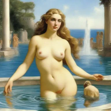In Greek mythology, the goddess Aphrodite was known to rejuvenate herself through the magic of the mythical fountain of youth.
