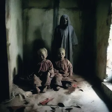 The evil spirit in the haunted house rejuvenated its victims, making them age in reverse until they turned into helpless infants again.
