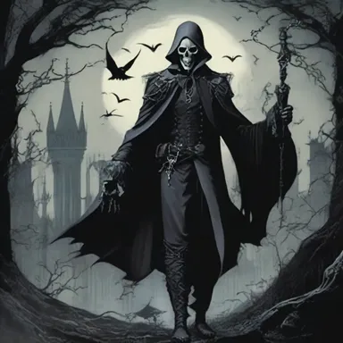 In the dark and twisted world of the gothic novel, the villainous character spoke venomously, his words dripping with malevolence.