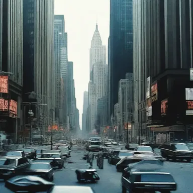 The movie depicted a dystopian future where society had fallen into a state of stagnation and declined creativity.