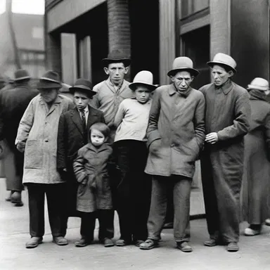 During the Great Depression, the stagnation of the economy led to widespread unemployment and poverty.