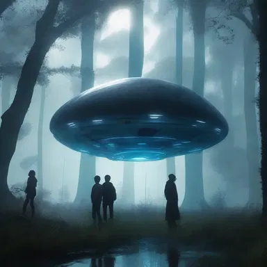In the futuristic world, the protagonists stumble upon a mysterious snag in the heart of the alien forest.