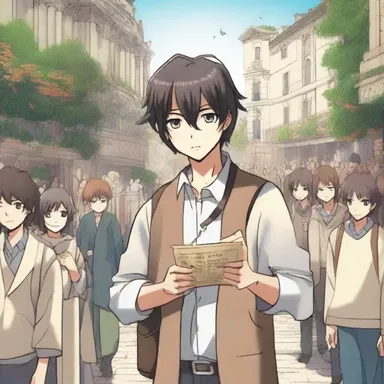 In the story, the protagonist managed to snag the last available ticket to attend the pilgrimage.