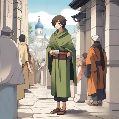 In the story, the protagonist managed to snag the last available ticket to attend the pilgrimage.