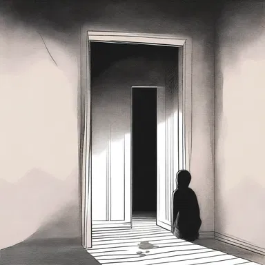 The author used the void as a metaphor for the character's loneliness and isolation.