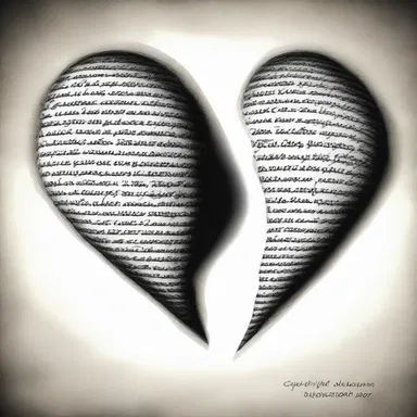 In the poem, the author described the void left in their heart after losing their loved one.