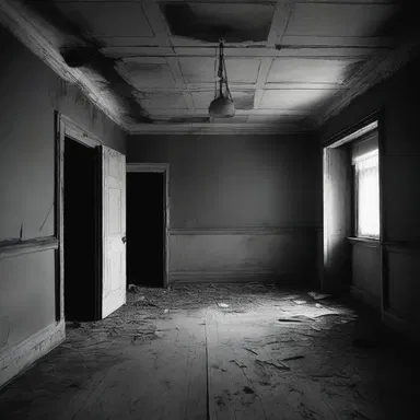 The eerie silence in the haunted house created a sense of void, as if all life had vanished.