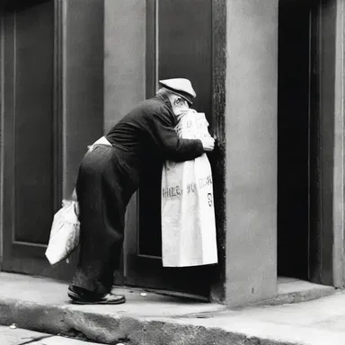 During the Great Depression, many people were void of employment and struggled to make ends meet.