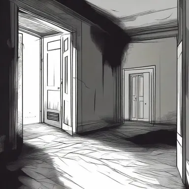 As the protagonist entered the haunted house, a chilling silence voided the atmosphere, making it even scarier.