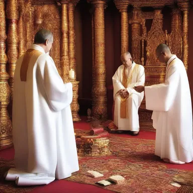 The sacred ritual required the priest to void the room of any impurities before commencing the ceremony.