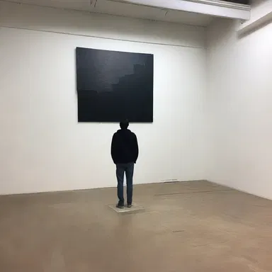 The artist declared the painting void and started over.
