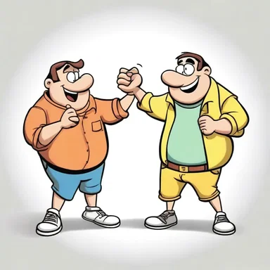 In the cartoon series, the mischievous character is always leg-pulling the other characters by creating unreal situations to fool them.