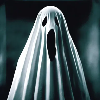 The horror movie depicted a sloppy ghost, constantly wailing and exhibiting excessive emotion.