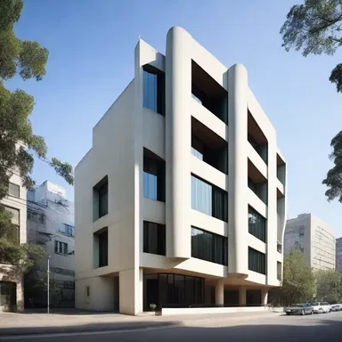 The architect deliberately designed the building with a sloppy appearance to exude a sense of artistic freedom.