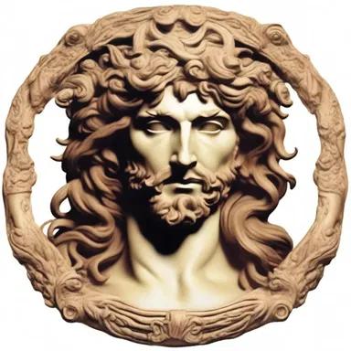 In Greek mythology, Dionysus is often depicted with long, sloppy hair and a disheveled appearance.