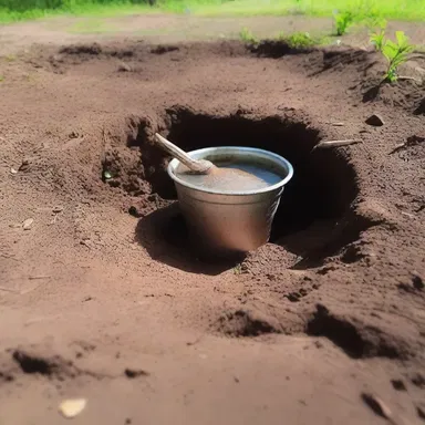 The holy water turned the sloppy soil into a sacred ground.